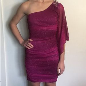 Cocktail Dress Size Small burgundy